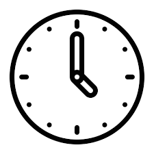 Clock icon. Simple element symbol for ...